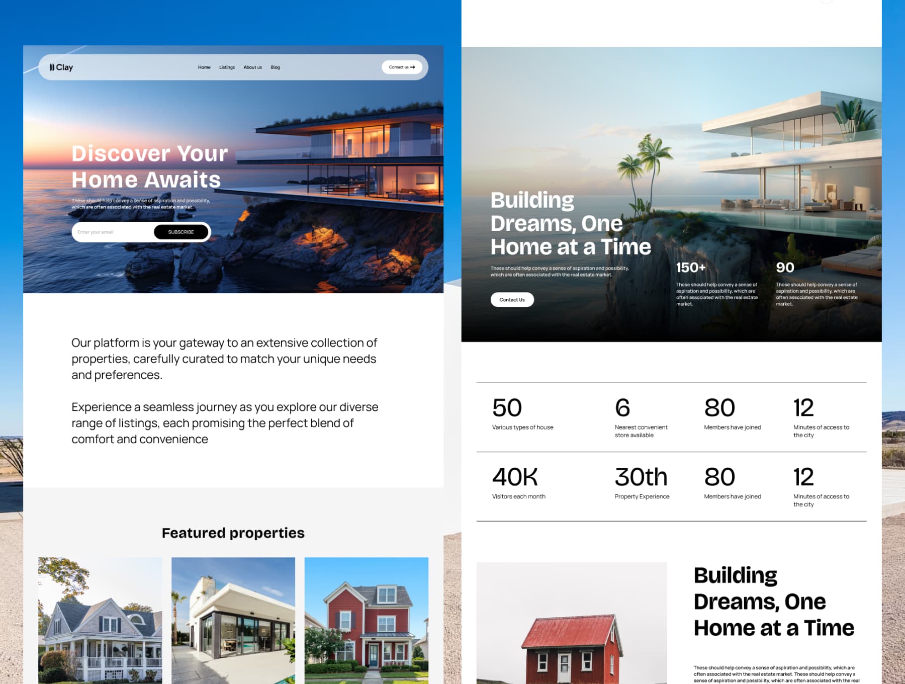 Clay β Modern Real Estate Next.js Template